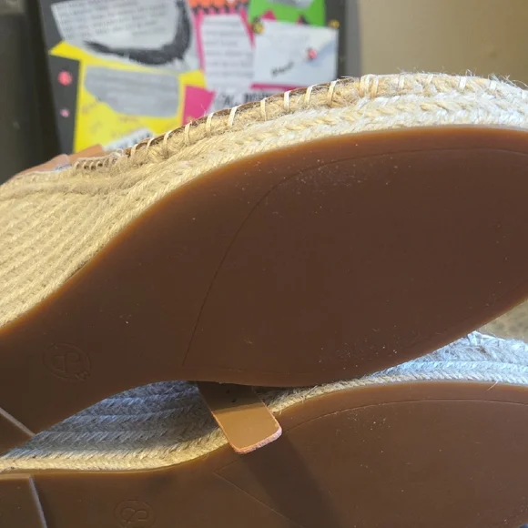 Treasure & Bond Brown Leather Wedge Sandals - Picture 4 of 5